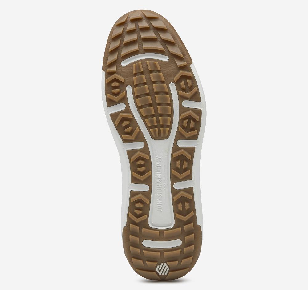 Johnston & Murphy Amherst GL1 Sport Hybrid White Coated Knit