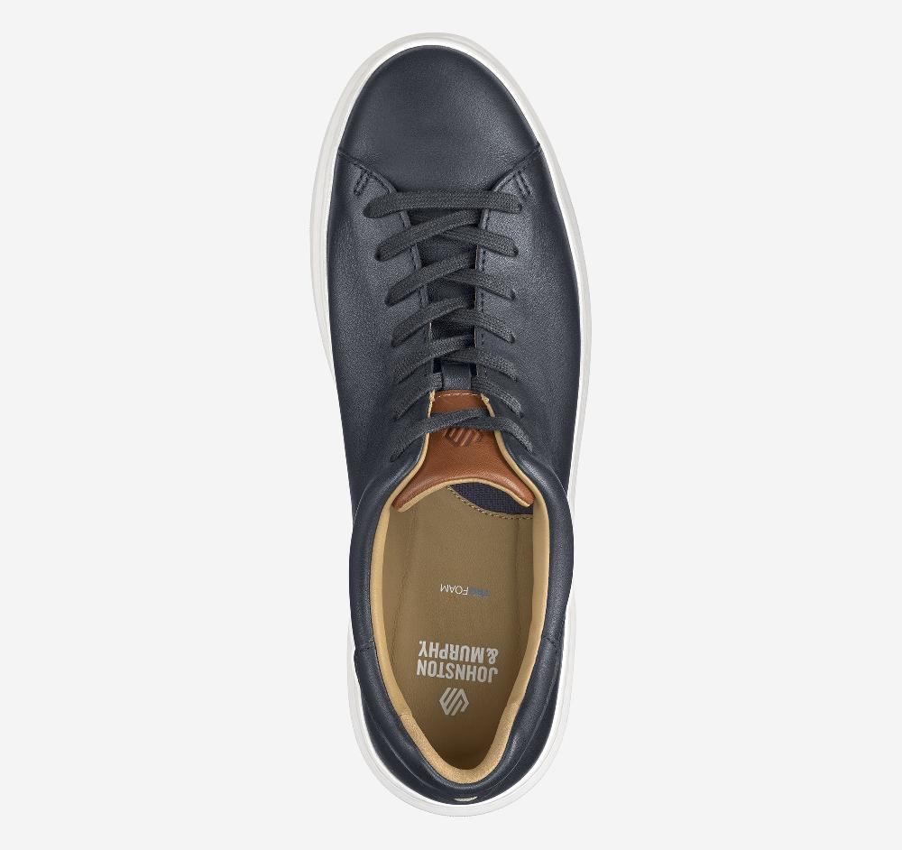 Johnston & Murphy Anders Lace-To-Toe Black Full Grain
