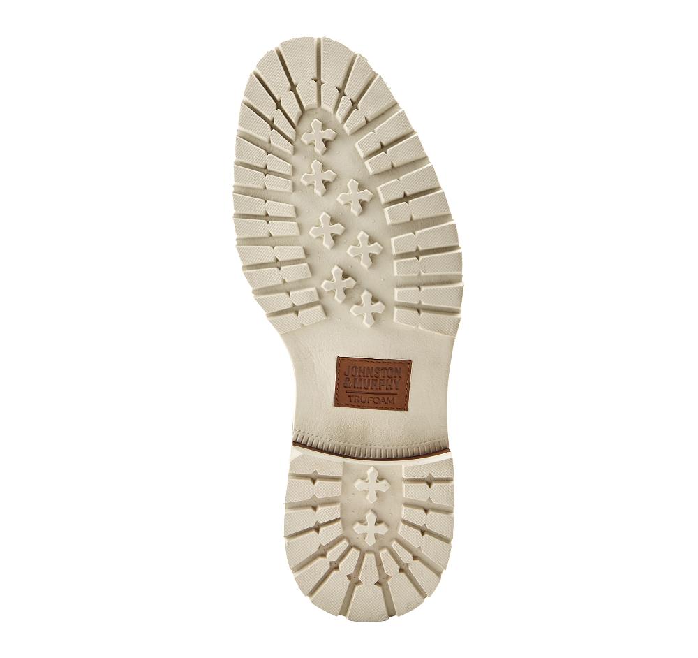 Johnston & Murphy Barrett Cap Toe Boot Cognac Full Grain