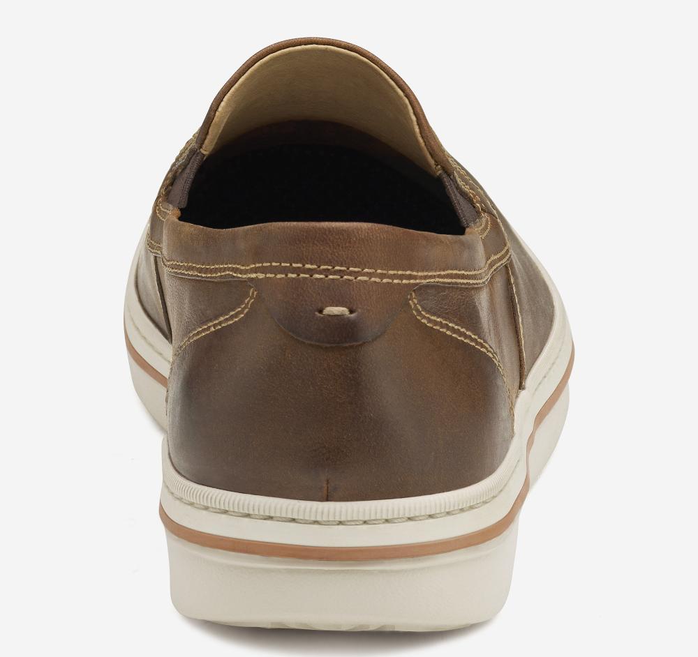 Johnston & Murphy Bowling Venetian Brown Oiled Full Grain