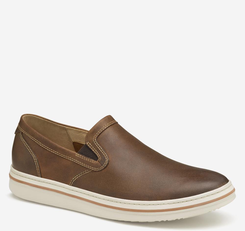 johnston & murphy Bowling Venetian Brown Oiled Full Grain