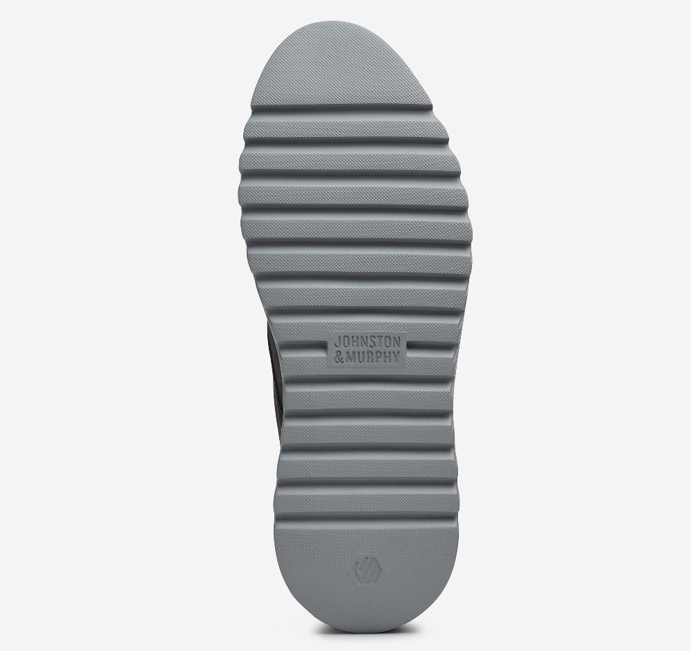 Johnston & Murphy Braydon Chukka Charcoal Waxed Suede