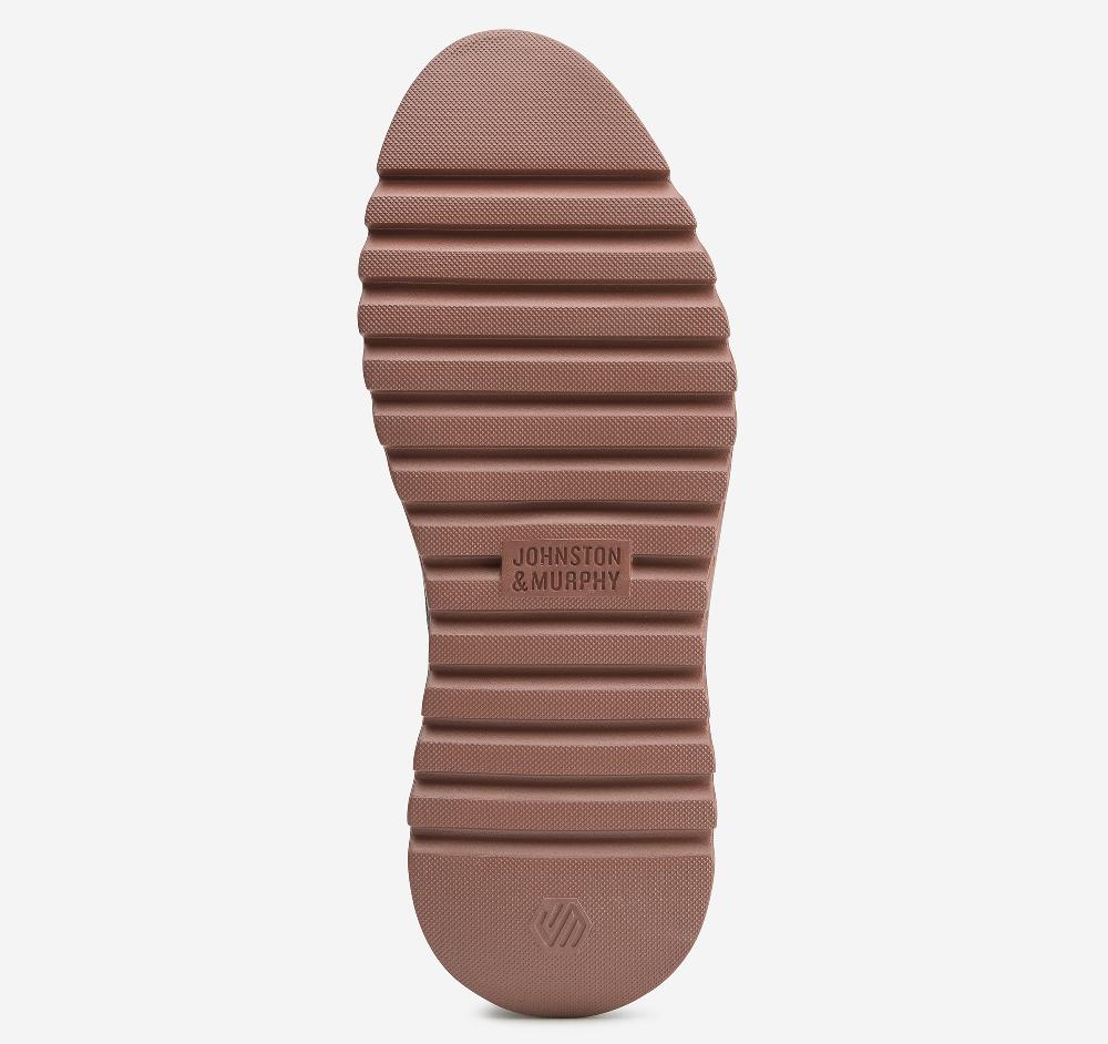 Johnston & Murphy Braydon Plain Toe Gray Oiled Nubuck