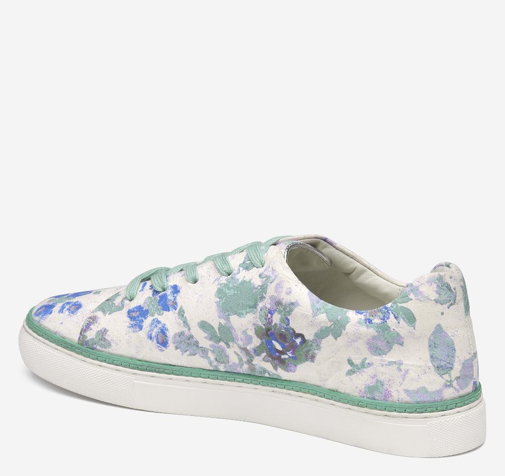 Johnston & Murphy Callie Lace-to-Toe Multi Floral Sheepskin
