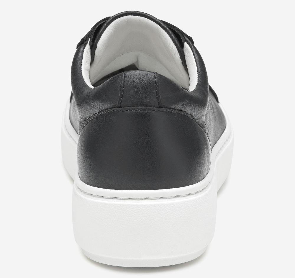 Johnston & Murphy Cammie Lace-Up Black Tumbled Full Grain