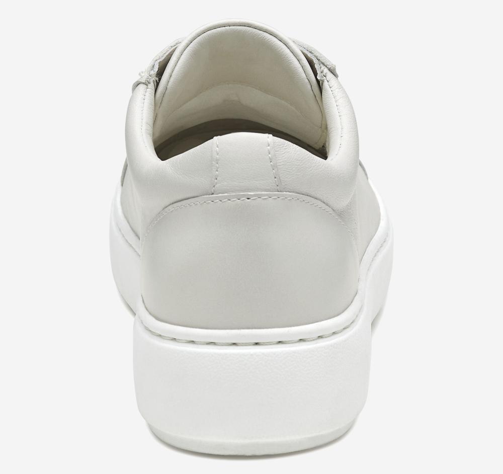 Johnston & Murphy Cammie Lace-Up White Tumbled Full Grain