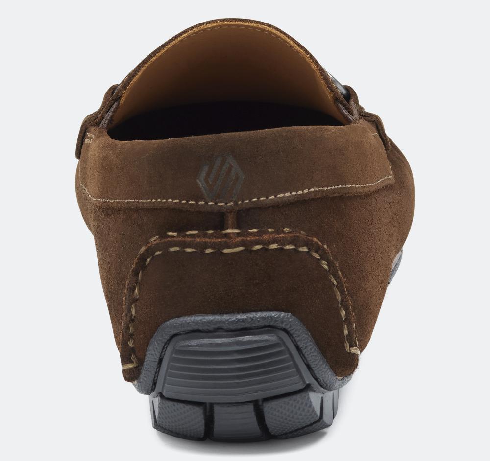 Johnston & Murphy Cort 2.0 Bit Loafer Dark Brown Waxed English Suede