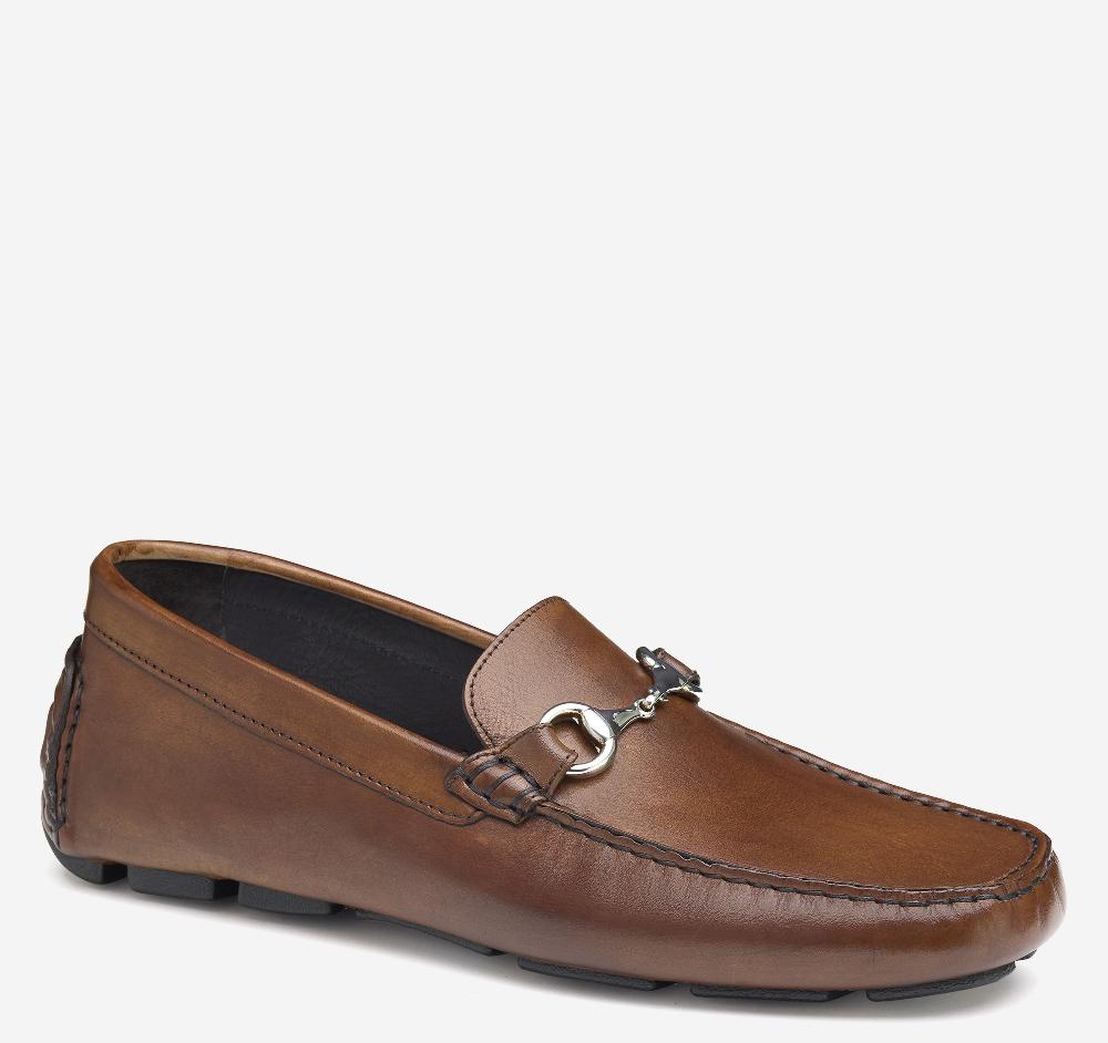 johnston & murphy Dayton Bit Loafer Brown Italian Calfskin