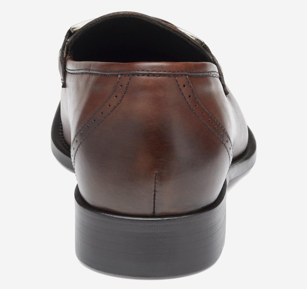 Johnston & Murphy Ellsworth Bit Loafer Brown Italian Calfskin