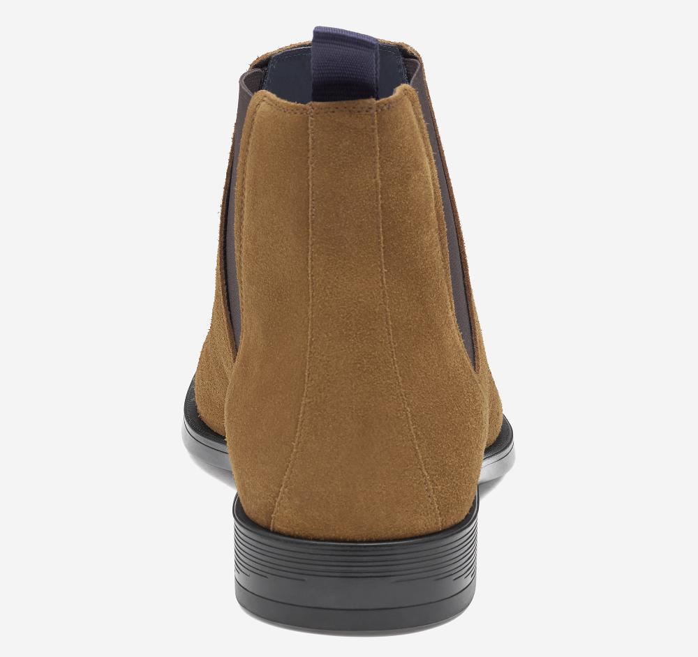 Johnston & Murphy Flynch Chelsea Boot Snuff Italian Suede