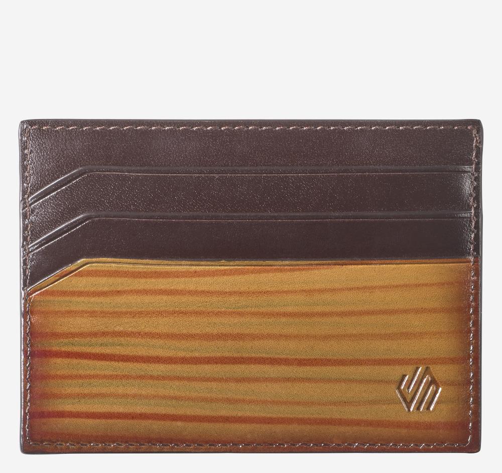 Johnston & Murphy Hand-Painted Weekender Case Mahogany Multi