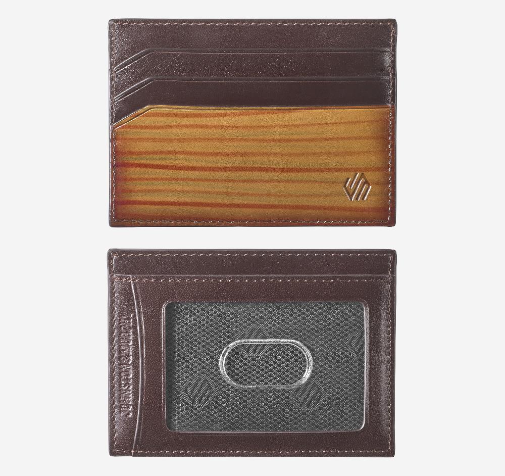 johnston & murphy Hand-Painted Weekender Case Mahogany Multi