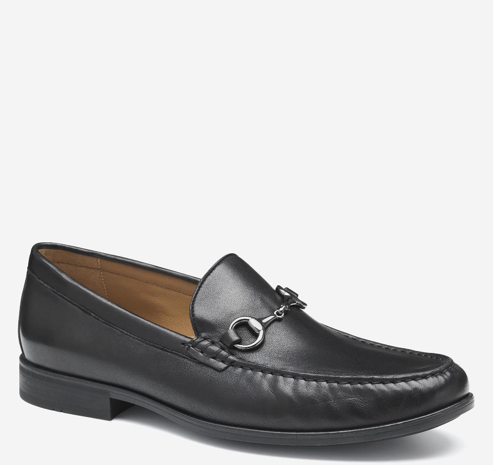 johnston & murphy Harrison Bit Loafer Black Glove Leather