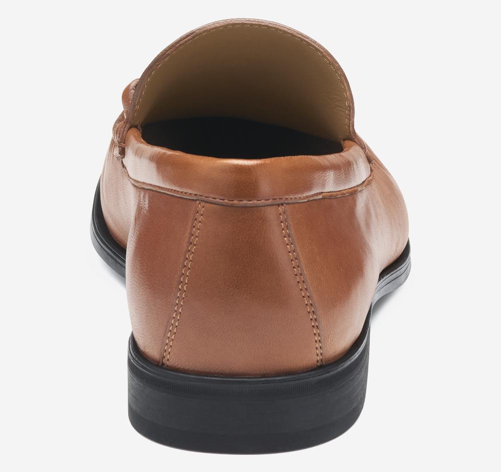 Johnston & Murphy Harrison Bit Loafer Cognac Glove Leather