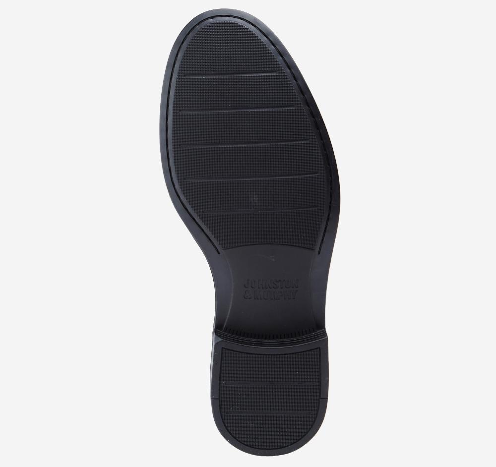 Johnston & Murphy Harrison Venetian Loafer Black Glove Leather