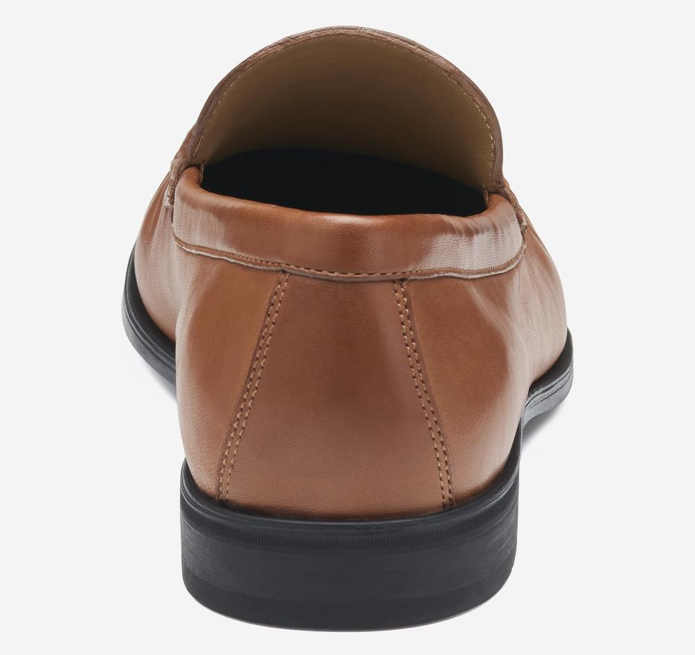 Johnston & Murphy Harrison Venetian Loafer Cognac Glove Leather