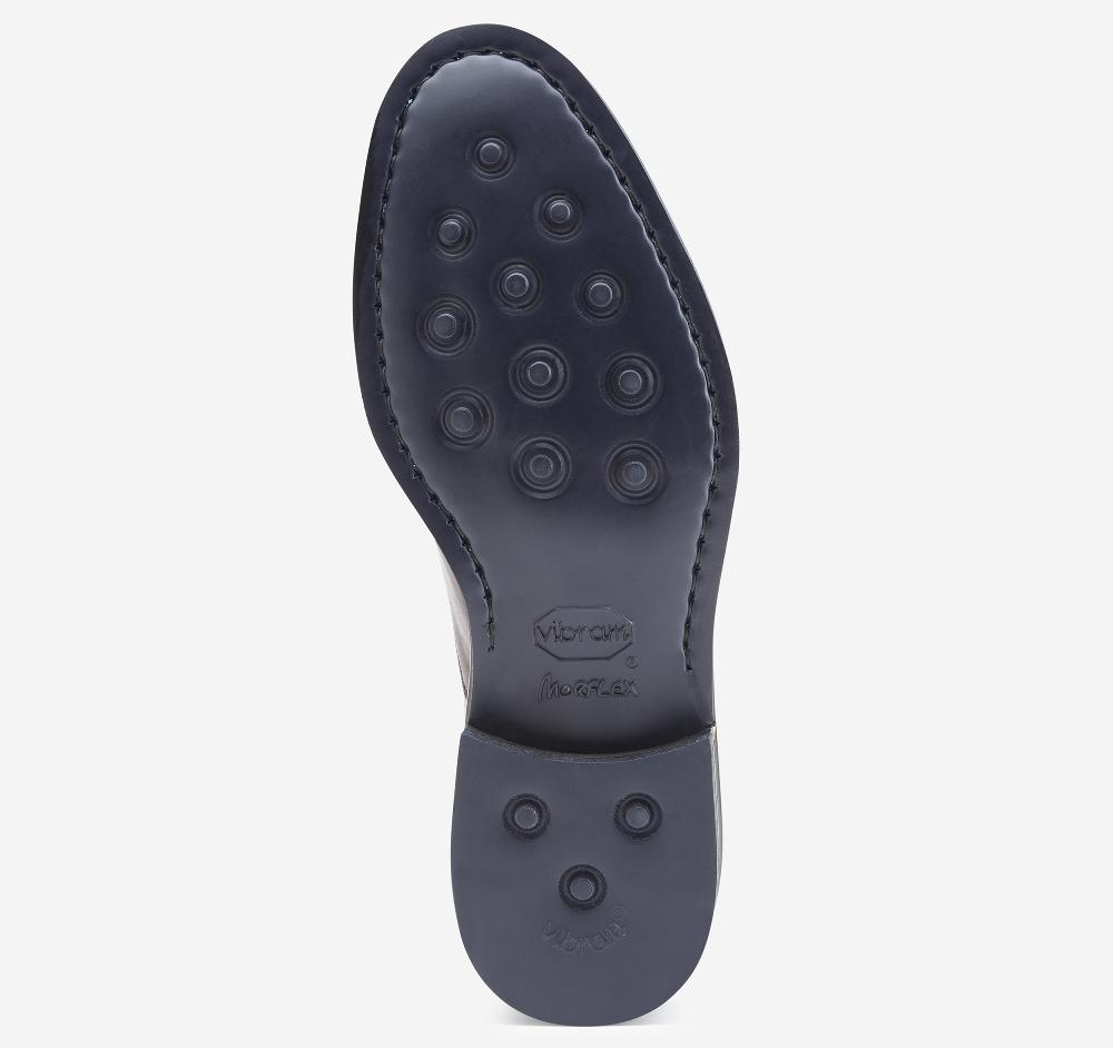 Johnston & Murphy Hartley Plain Toe Brown Italian Calfskin