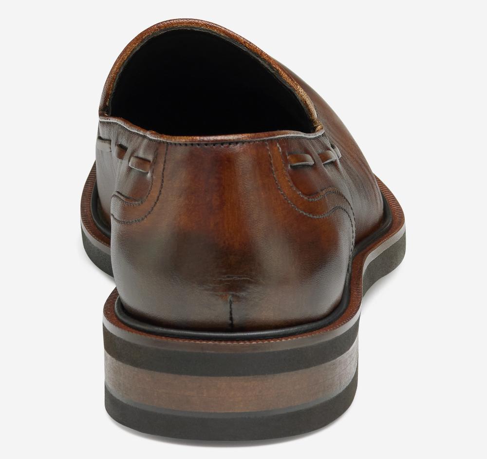 Johnston & Murphy Hartley Tassel Brown Italian Calfskin