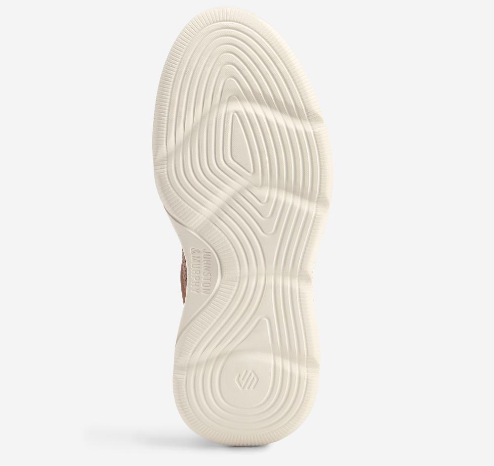 Johnston & Murphy Hayden Perfed U-Throat Tan Full Grain