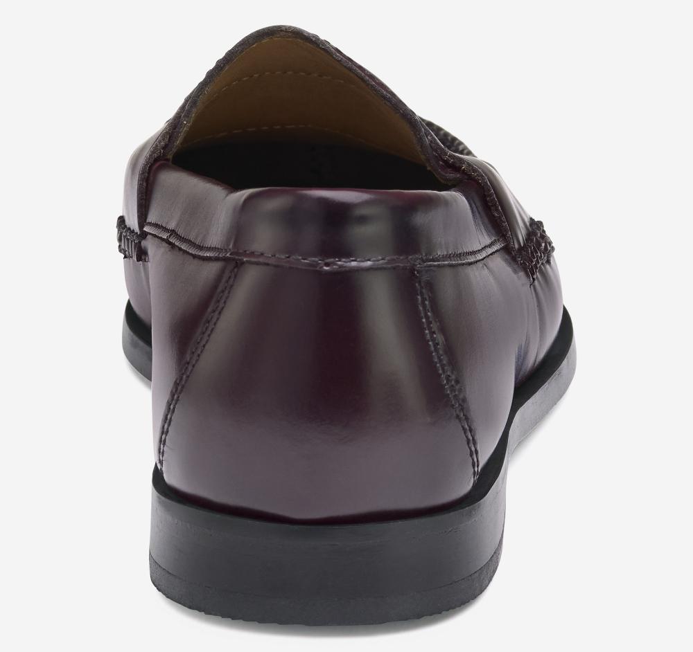 Johnston & Murphy Hayes Tassel Loafer Burgundy Full Grain