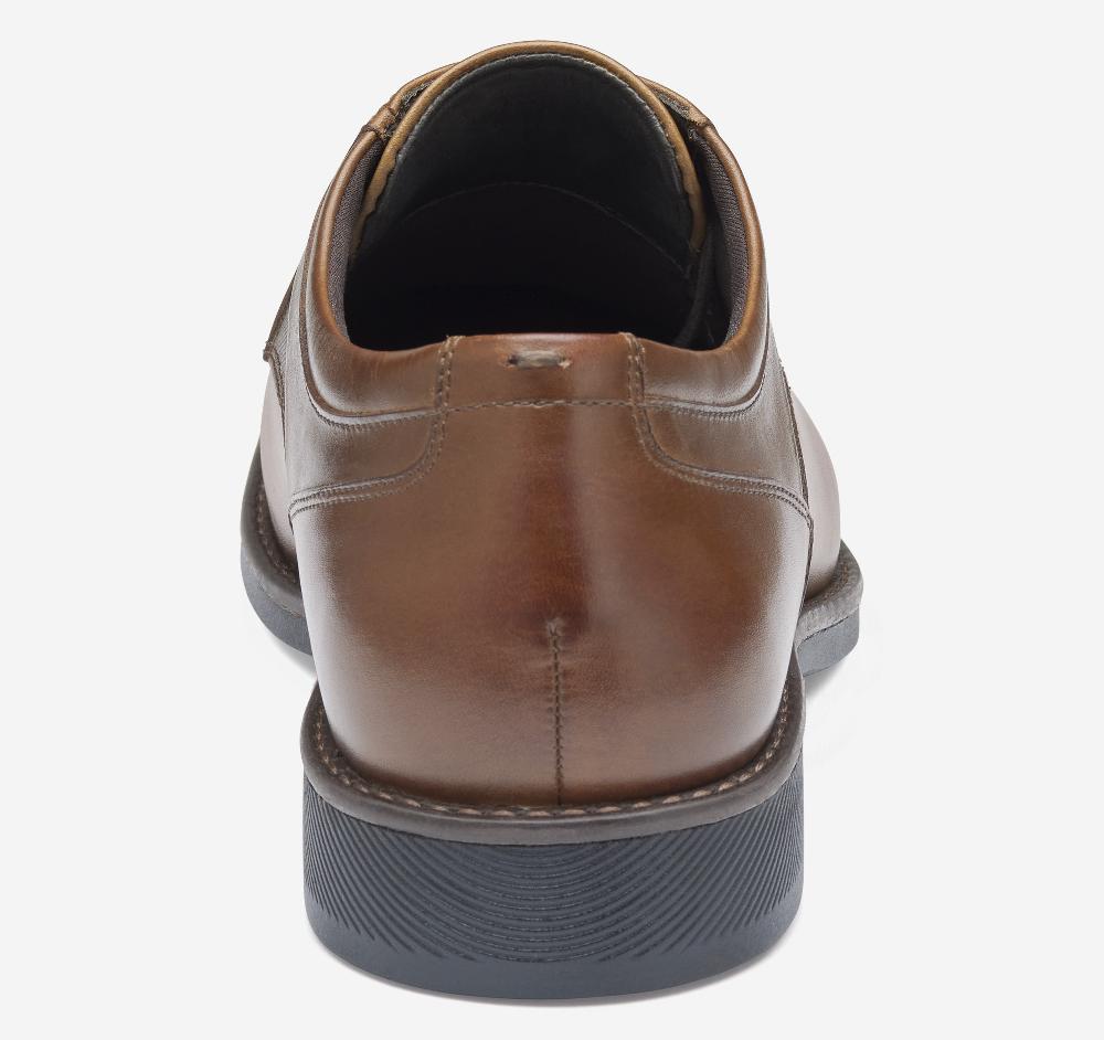 Johnston & Murphy Holcomb Plain Toe Tan Waterproof Full Grain