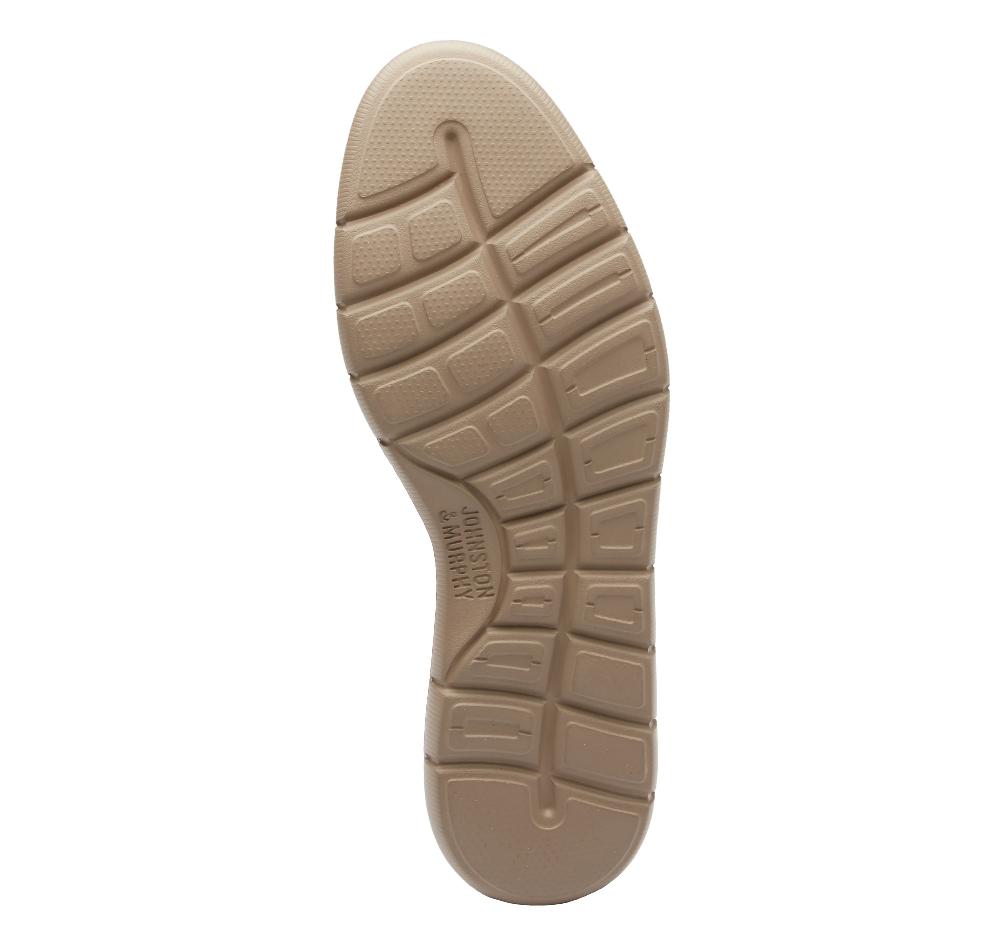 Johnston & Murphy Holden Embossed Wingtip Brown Oiled Full Grain