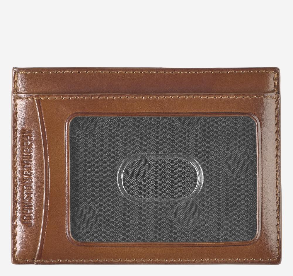 Johnston & Murphy Hudson Perforated Weekender Case Brown Burnished