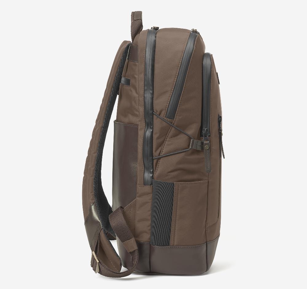 Johnston & Murphy Hudson Waterproof Backpack Chocolate