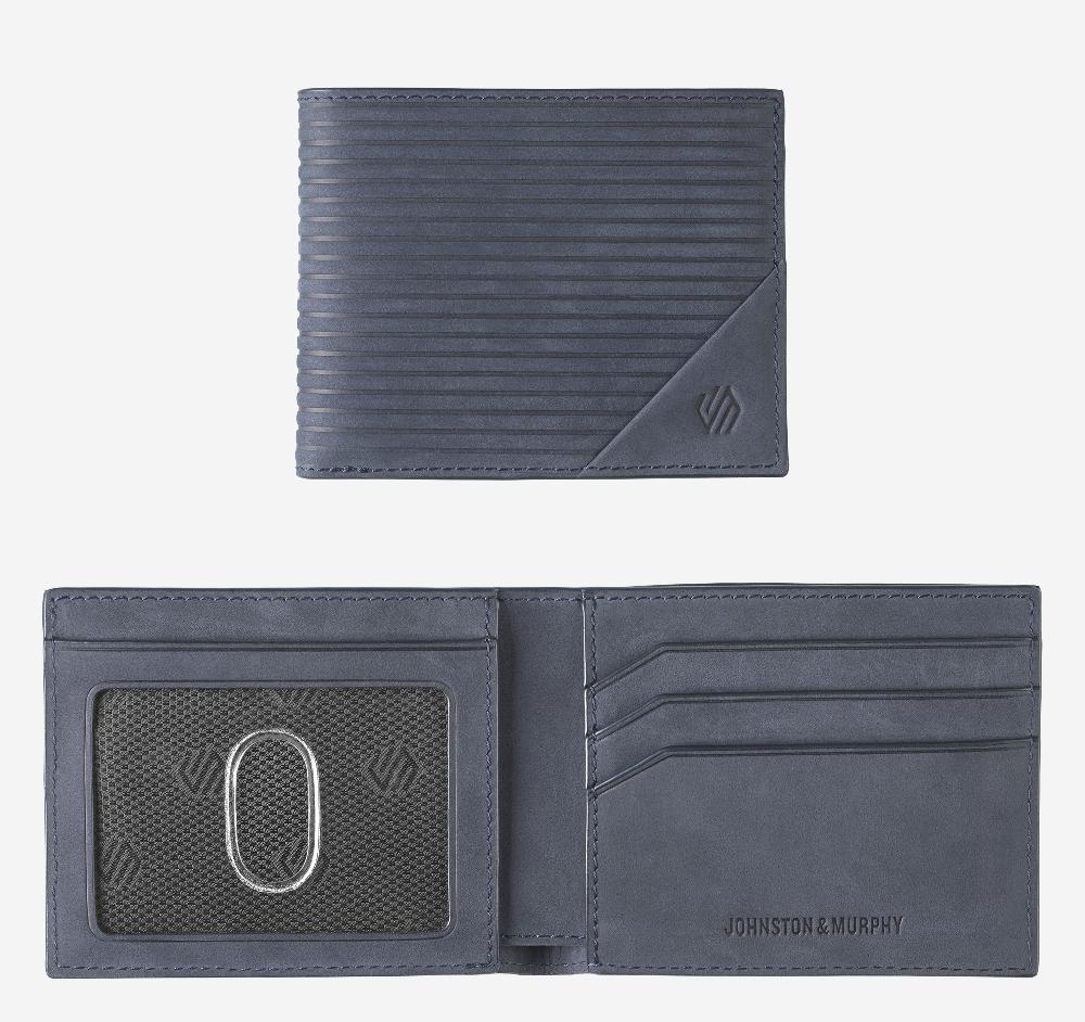 johnston & murphy Jackson Scored Oil-Tanned Bill Navy Oiled