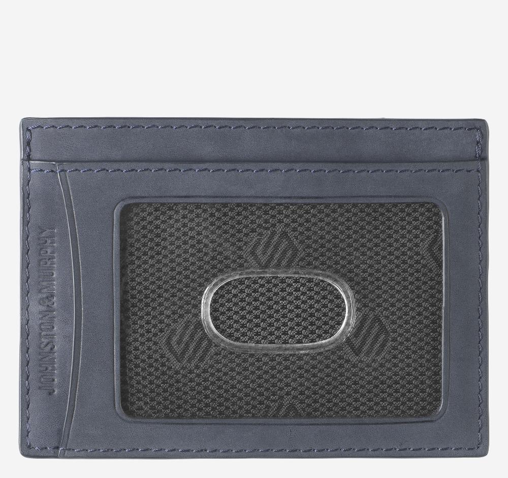 Johnston & Murphy Jackson Scored Weekender Case Navy Oiled