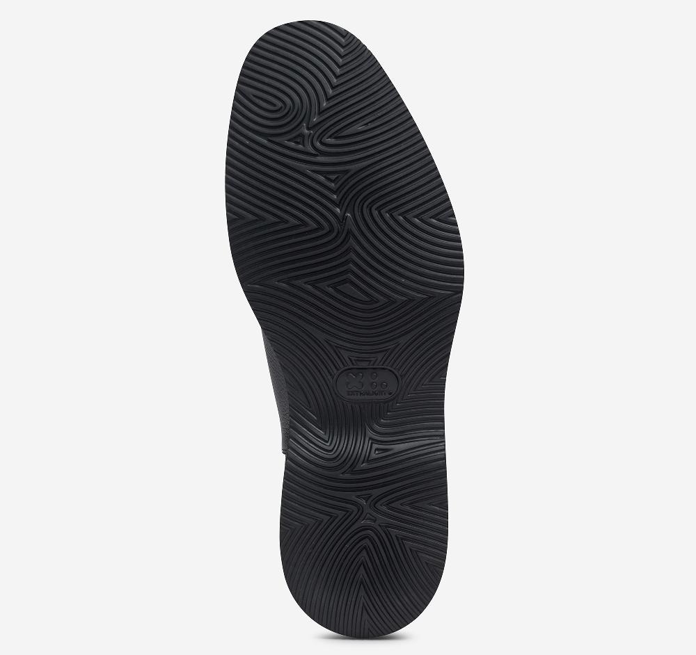 Johnston & Murphy Jenson Chelsea Boot Black Tumbled Calfskin