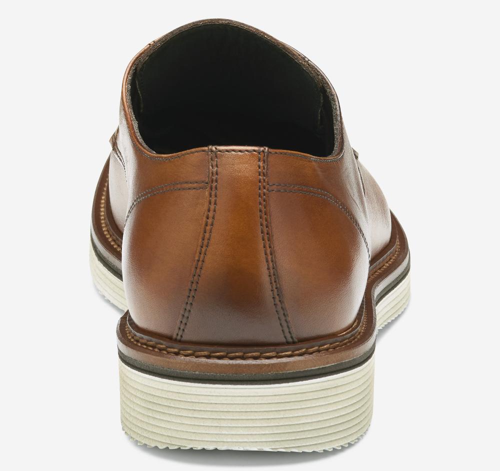 Johnston & Murphy Jenson Plain Toe Tan European Calfskin
