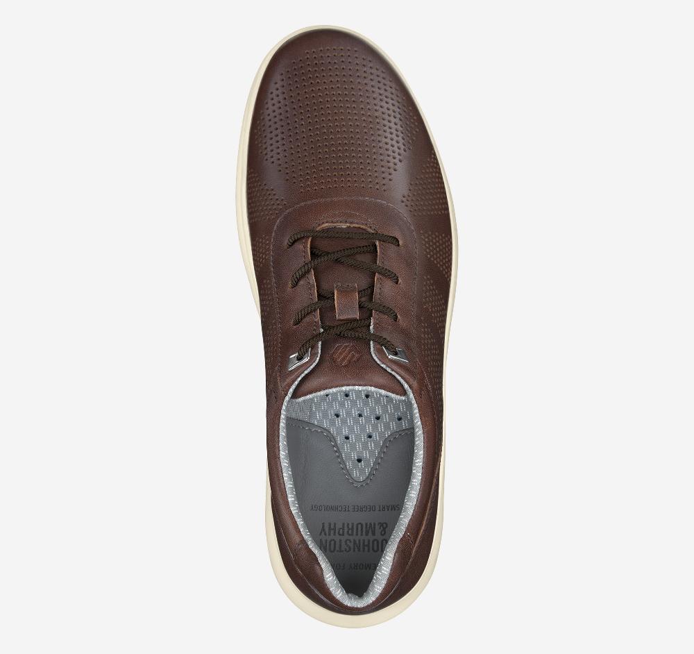 Johnston & Murphy Activate U-Throat Brown Full Grain