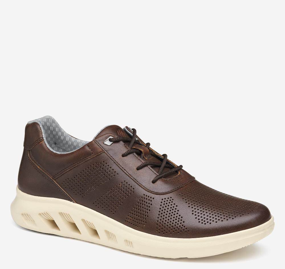 johnston & murphy Activate U-Throat Brown Full Grain