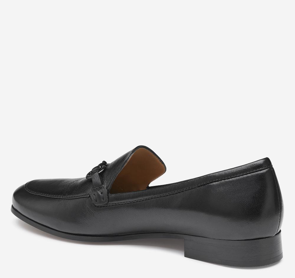 Johnston & Murphy Ali Bit Loafer Black Glove Leather