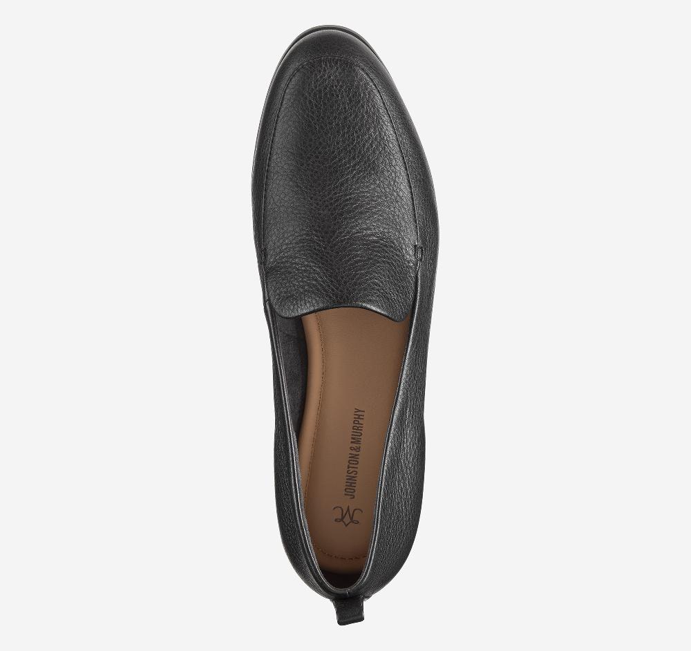 Johnston & Murphy Ali Loafer Black Calfskin