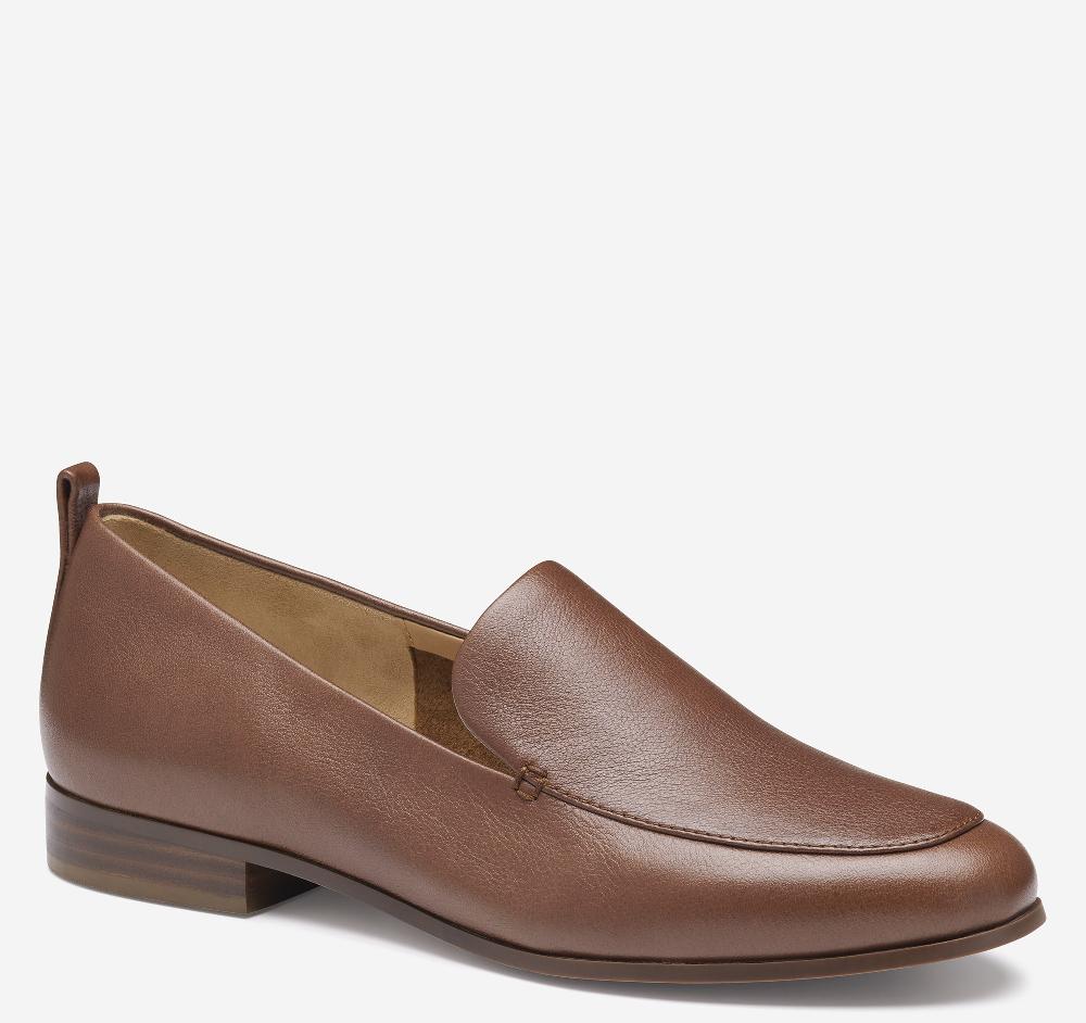 johnston & murphy Ali Loafer Cognac Calfskin
