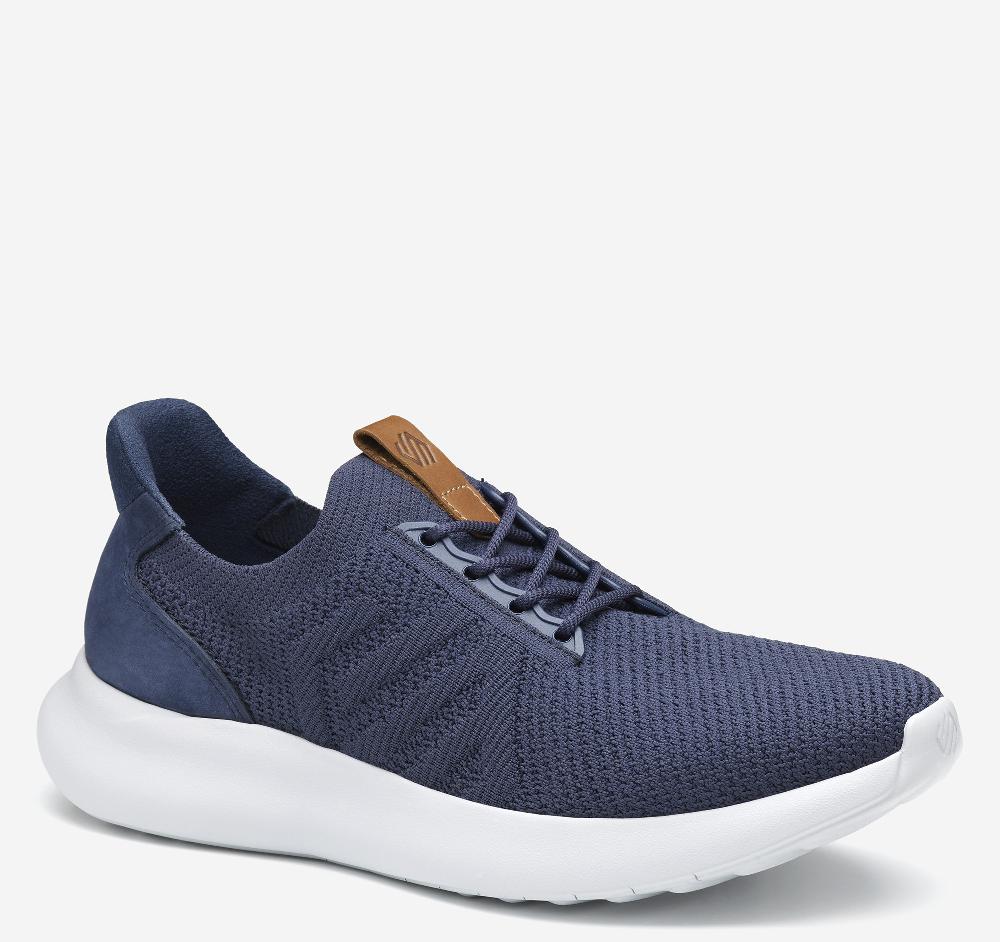 johnston & murphy Amherst 2.0 Icon Knit Navy Knit