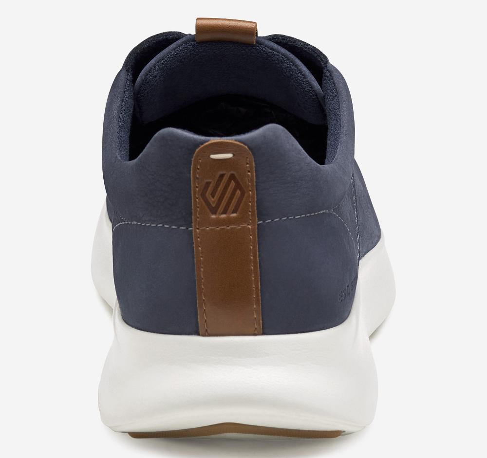 Johnston & Murphy Amherst 2.0 Plain Toe Navy Nubuck