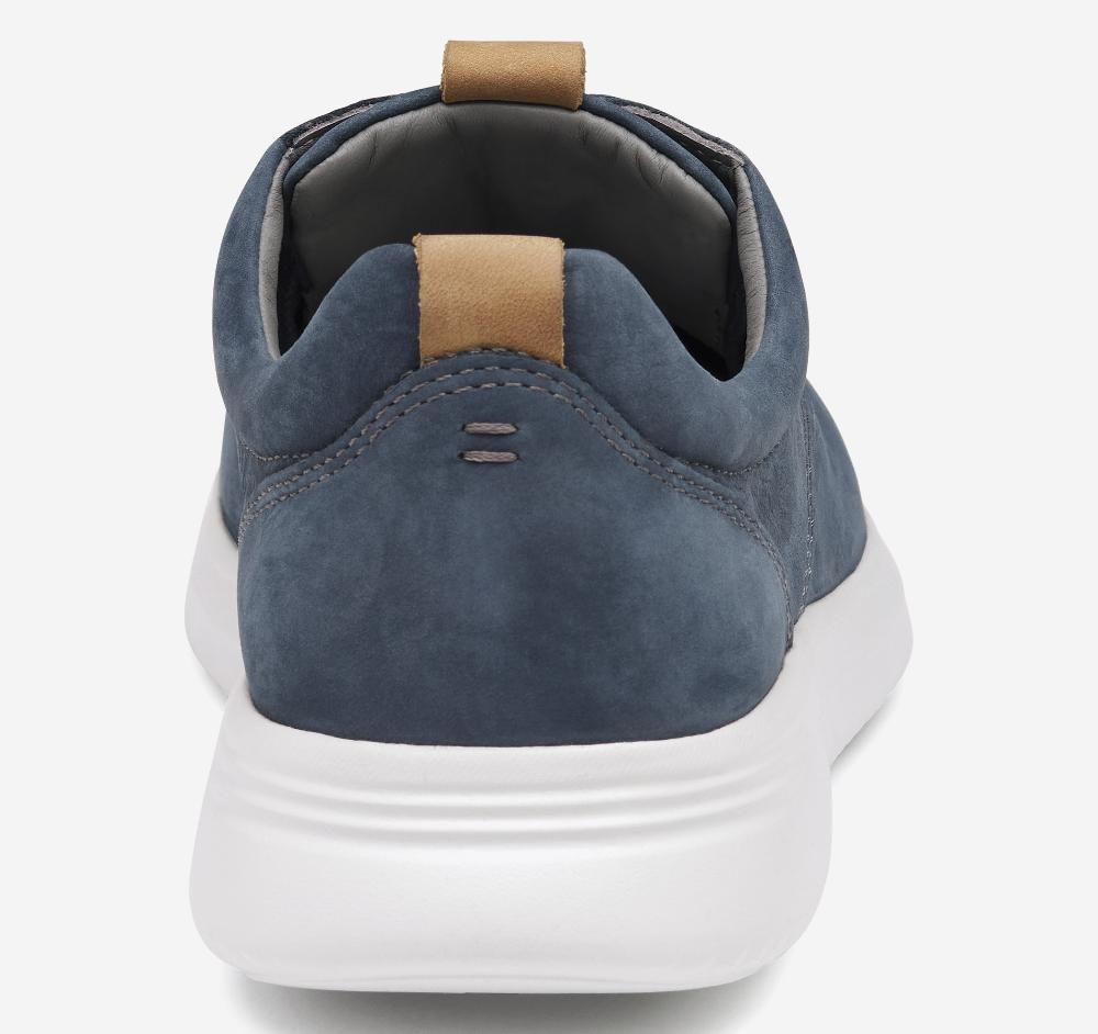 Johnston & Murphy Amherst Plain Toe Navy Nubuck