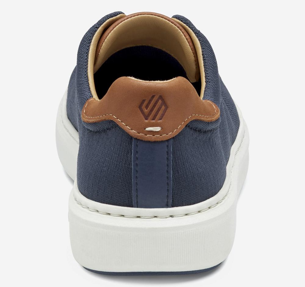 Johnston & Murphy Anders Knit Lace-To-Toe Navy Knit