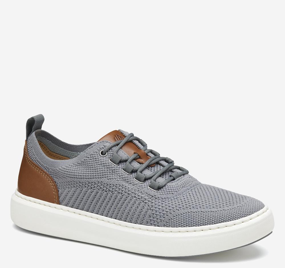 johnston & murphy Anders Knit U-Throat Gray Knit