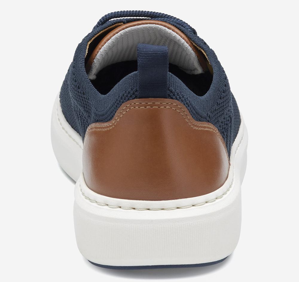 Johnston & Murphy Anders Knit U-Throat Navy Knit