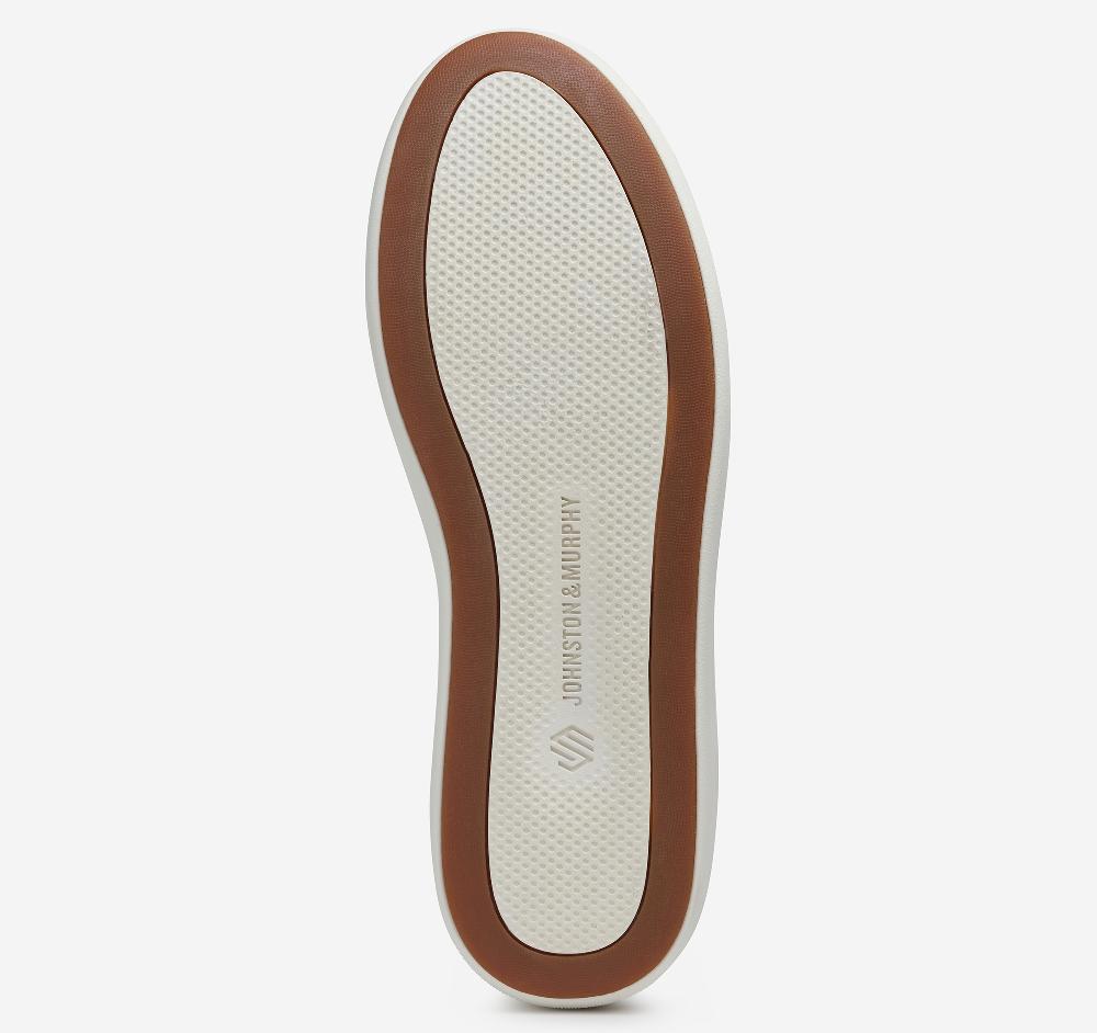 Johnston & Murphy Anders Lace-To-Toe Tan Full Grain