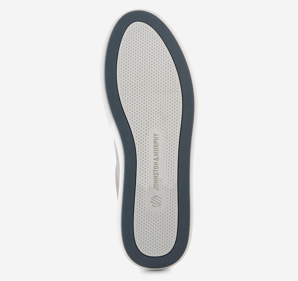 Johnston & Murphy Anders Moc Toe Slip-On Gray Nubuck