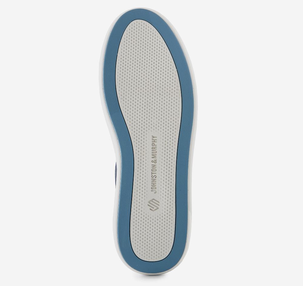 Johnston & Murphy Anders Moc Toe Slip-On Navy Nubuck