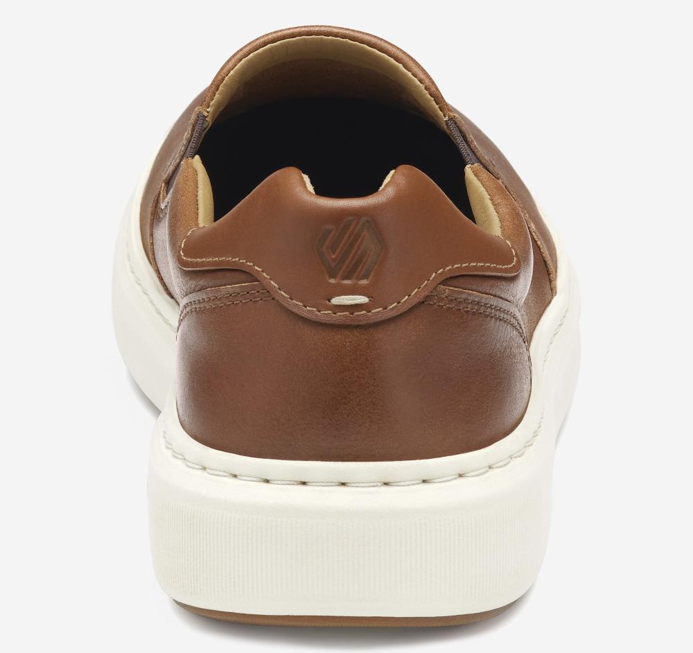 Johnston & Murphy Anders Slip-On Tan Full Grain