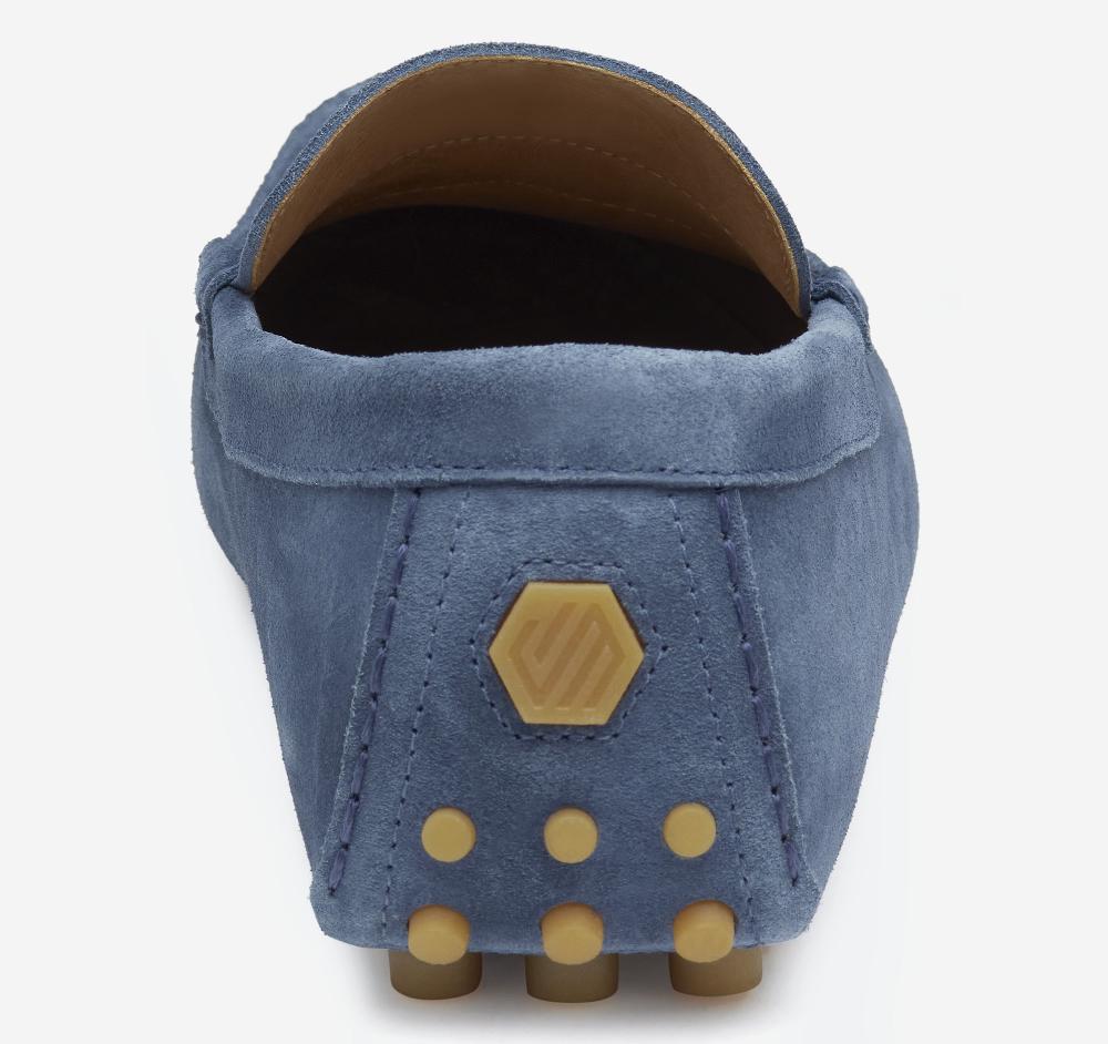 Johnston & Murphy Athens Penny Denim Suede