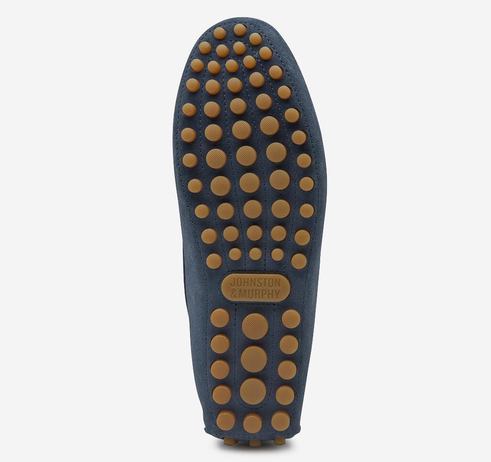 Johnston & Murphy Athens Penny Denim Suede