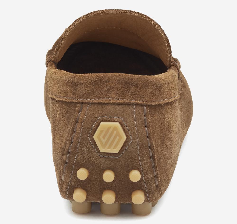 Johnston & Murphy Athens Penny Snuff Suede